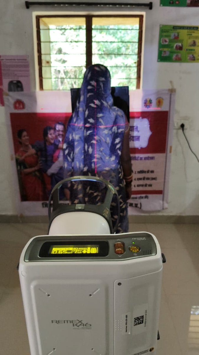 DtoHarda's tweet photo. #TBMuktBharat
 टीबी मुक्‍त भारत अभियान 2026 अंतर्गत आज दिनांक 01/10/2026 को हाई रिस्क ग्राम-अबगांवकला, ब्लॉक हंडिया एवं ग्राम- पोखरनी ब्लॉक टिमरनी, जिला हरदा में टीबी स्क्रीनिंग कैंप आयोजित किया गया। कैंप में समस्त की टीबी की स्क्रीनिंग हैंड हेल्ड Xray मशीन के माध्यम से की गई । https://t.co/akSSDhhqnR