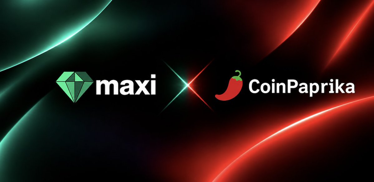 MaxiFamilyHQ's tweet photo. $MAXI is now listed on @coinpaprika 🌶️

📊 Track $MAXI price, market charts &amp; project info.

New day. New listing. Same mission. 🫡 https://t.co/JDtILvtwbp