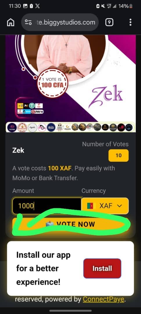 ZekNationr6's tweet photo. Guys please 🙏 🙏 🙏 Vote for your boy🛟🛟Click this link 👉🏼https://t.co/YTjE3ih963
🚨🚨If you are having any problem with VOTING 🗳 using the link or Busy✍🏼
You Can Forward the Money Here 👇🏽
MTN: 678029433
OM: 658520342

Momo name👉🏼Adegeye Daniel
#Voteforzek #biggystudios https://t.co/fo83npo9uI