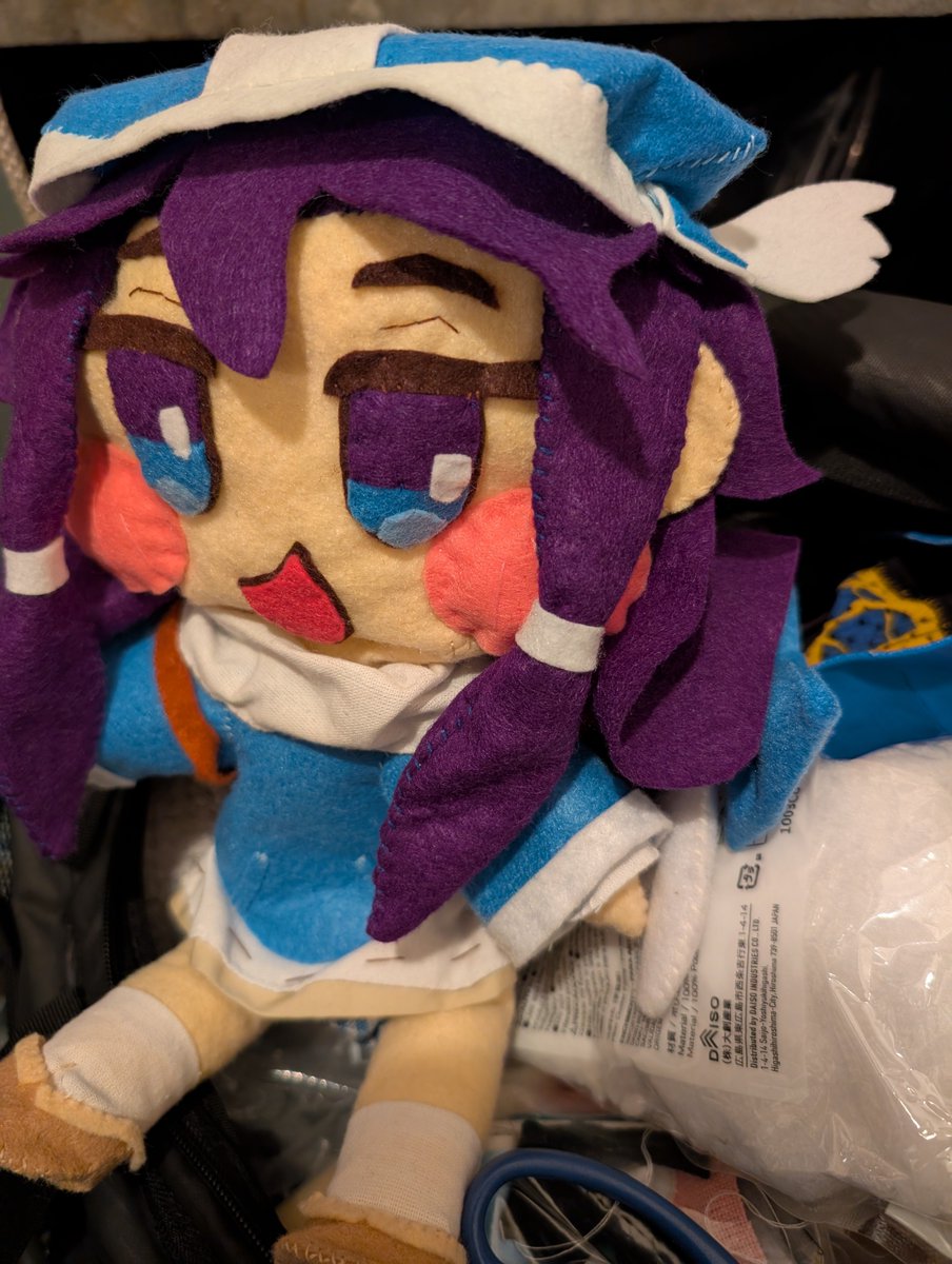 kancasi822's tweet photo. 帽子を作り直した、マヨ・ぬいです(事実上の再掲)

今後は紛失防止で縫い付けるようにします…
#トリッカルㅤ https://t.co/i7mRPPSIyB