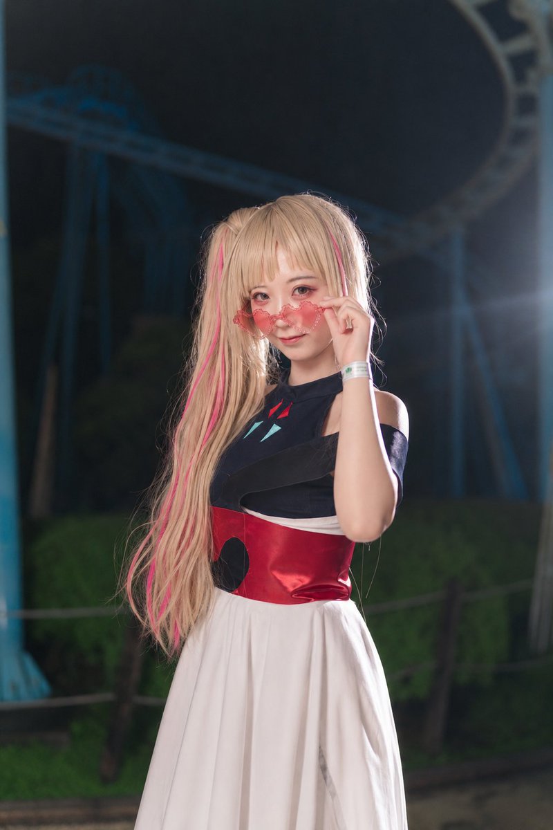 koyoinocos's tweet photo. ⚠重加工 cosplay

📸➝@DoukousyaZX10R様
衣装➝姉

星のサングラス見つけれなかったのでハートで❤︎
#超かぐや姫コスプレ  #かぐやコスプレ
#ラグコス https://t.co/wQqjhRRJqp