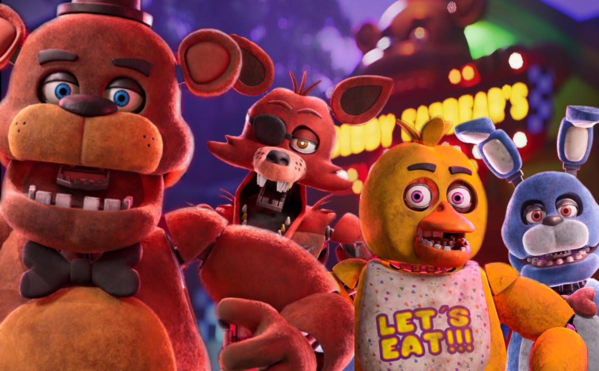 thetoreadorbear's tweet photo. LET'S PLAY! 

If you wish to celebrate Five Nights at Freddy's x Fortnite with the band, we will be hosting a livestream where you can hang out!

Your Band Today..
🐻: @thetoreadorbear 
🦊: @foxyfromfnafomg 
🐤: @PhelleAlt 
🐰: @BonnieBuns1993 

Start time: 12pm EST/5pm UTC! 🍕 https://t.co/0xwKVBqvcs