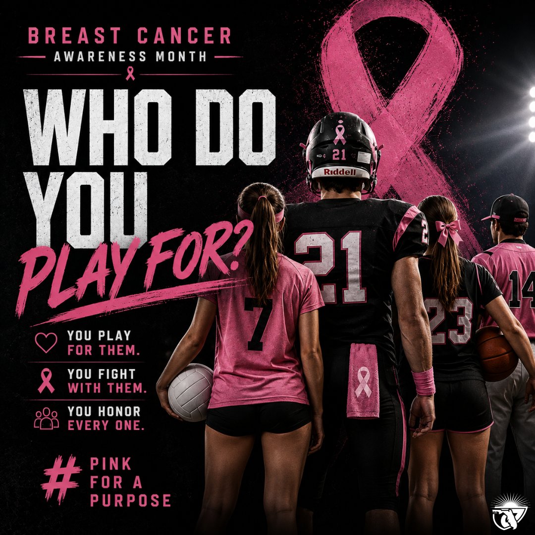 FHSAA's tweet photo. October is Breast Cancer Awareness Month — a time to stand together, raise awareness and support those impacted by breast cancer. 💗

Join us in reminding everyone of the importance of early detection, education and hope.

#BreastCancerAwarenessMonth #PinkForAPurpose #FHSAA https://t.co/VVZZiSJSK8