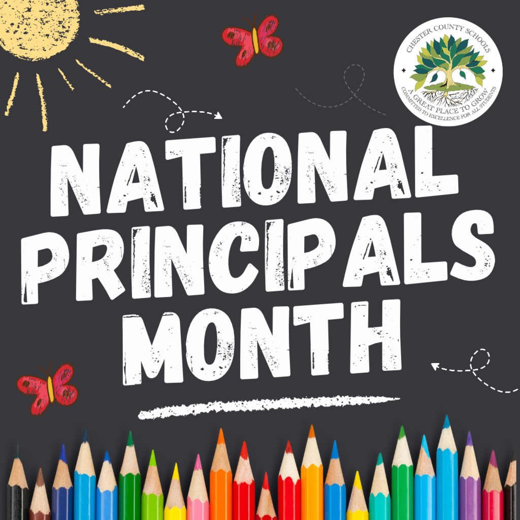 LewisvilleElem1's tweet photo. 🎉 Celebrating National Principals Month! 🎉 

Throughout National Principals Month, we proudly recognize the outstanding school leaders who make a difference every day in the lives of our students, staff and families across CCSD. 

#OneChester #ThankAPrincipal https://t.co/plKg8rx6d6