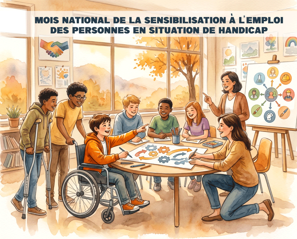 CCMEC's tweet photo. L’enseignement est la première étape vers l’équité. Cet octobre, Mois national de la sensibilisation à l’emploi des personnes en situation de handicap, le personnel éducatif explore des parcours inclusifs permettant aux personnes handicapées de trouver un emploi épanouissant.
https://t.co/lcNqZ3olq5
#ÉquitéEtInclusion  #CMEC_ÉdCan