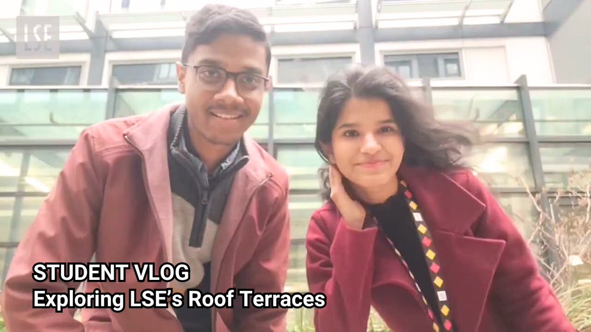 StudyLSE's tweet photo. 🏙️ Did you know that LSE has a number of terraces where you can enjoy incredible views of London?

Watch LSE student Rhea's vlog for where you can find these gems dotted around campus 👇

https://t.co/VN6LSeOBm6 https://t.co/Yf5La9rFlJ