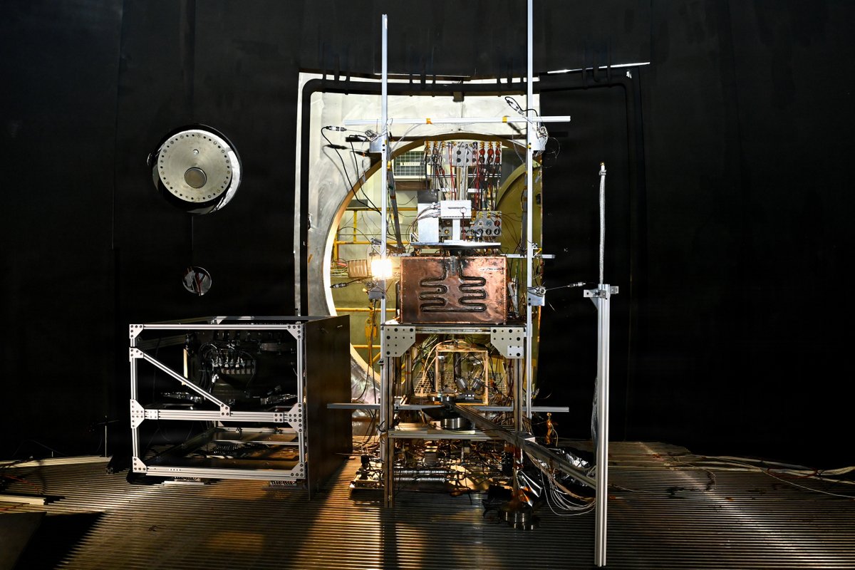 Integrated system setup for Advanced Spacecraft Energetic Non-Toxic (ASCENT) Modular Multimode Propulsion (MMP) ground demonstration in the Space Propulsion Environment Facility at Edwards AFB.
