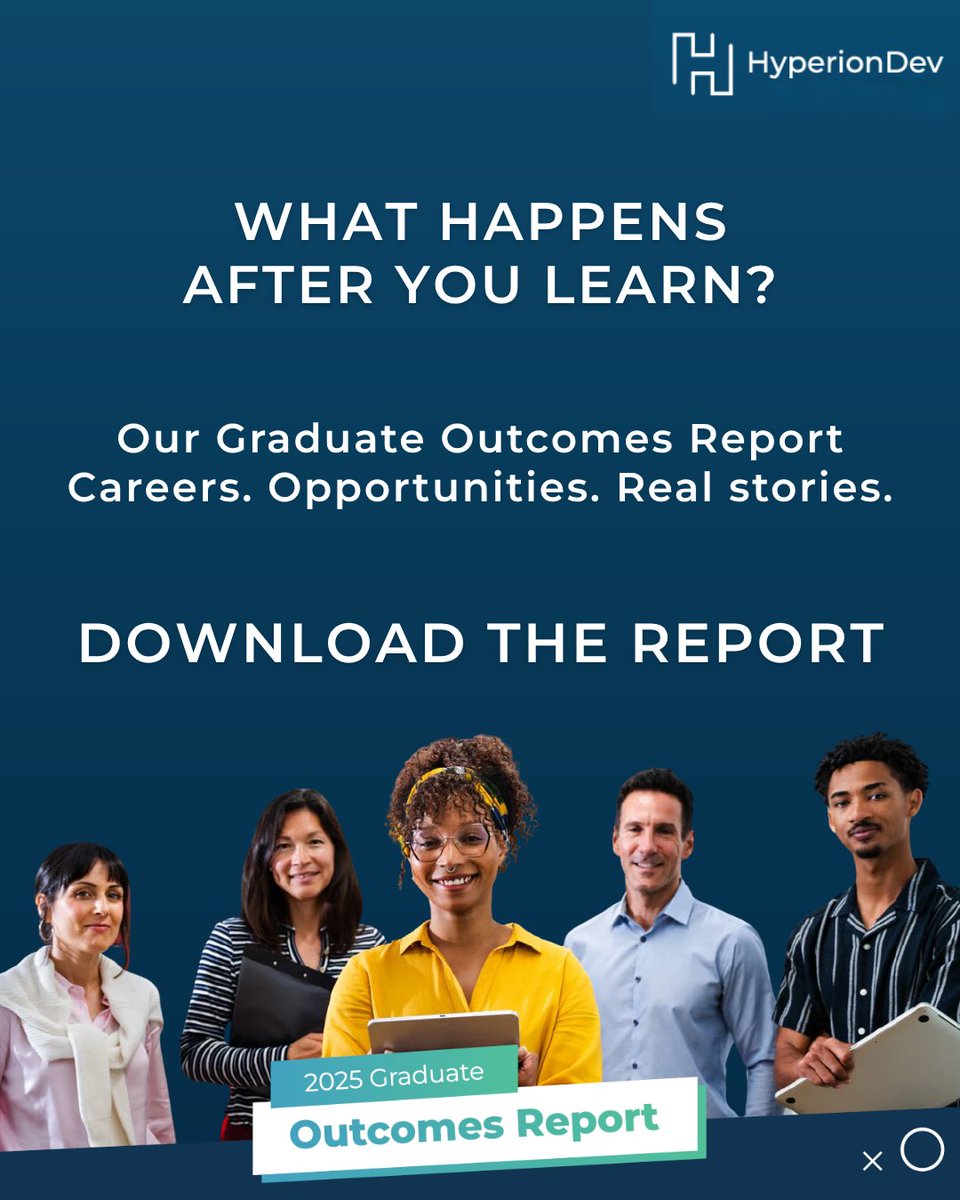 HypDev's tweet photo. What happens after you learn a new skill?

Our Graduate Outcomes Report looks at what happened next for HyperionDev graduates, from new careers and employment to salary growth and career progression.

Explore the findings: https://t.co/rlgIvLpI7I 

#HyperionDev #GraduateOutcomes https://t.co/5MWDAydwoJ