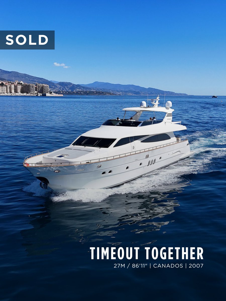 OCyachts's tweet photo. We are pleased to announce the in-house sale of TIMEOUT TOGETHER.

Adam Sutton represented the Seller and Edouard Vignal represented the Buyer.

Congratulations to everyone involved in the sale and to the new Owner 🎉 https://t.co/yvLQ6aWHcy