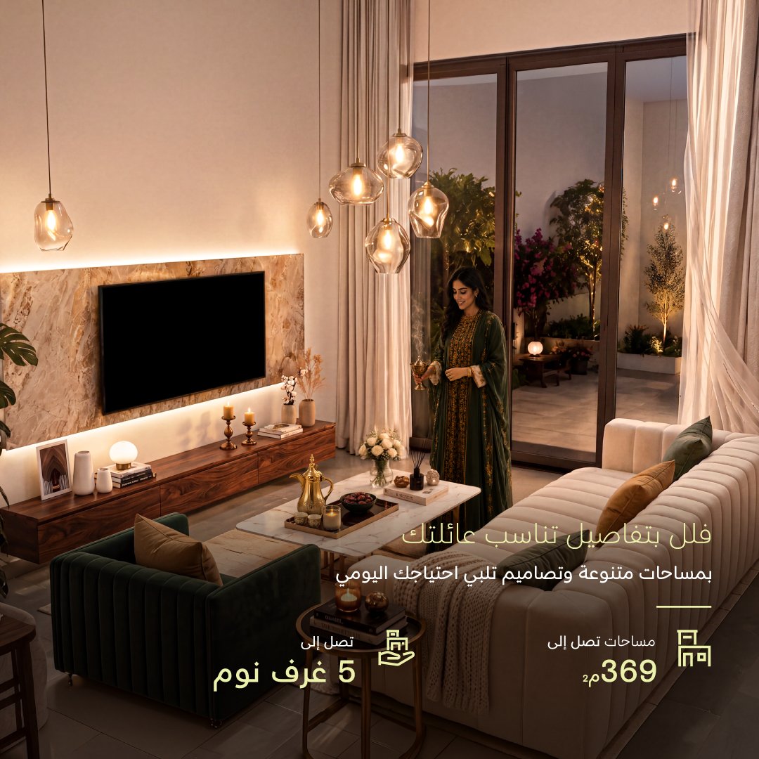 SaudiNHC's tweet photo. حياة تزهو بالورود 
 مشروع ذا روز هاوس من NHC جنوب مدينة الهفوف، تجتمع التصاميم العصرية مع الإطلالات المباشرة على الحديقة المركزية لتمنحك بيئة سكنية راقية ومكتملة الخدمات.