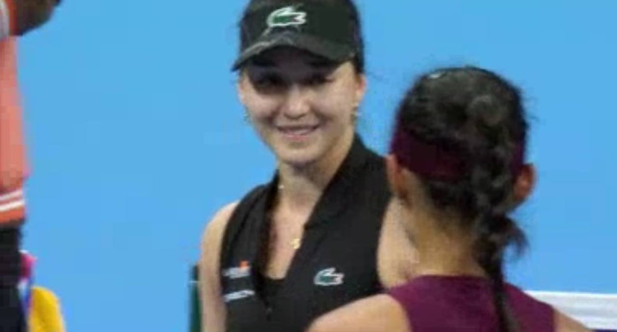 budybet's tweet photo. Nice job retiring at 1-6, 0-3 @evalys_ 

I watched the whole match and there was no sign of you being hurt. You just can't take the fact that a 16yo girl completely outplayed you. Not sure if you know, but you ruined a special moment for a young kid in front of a home crowd. https://t.co/75bQiiR1FN