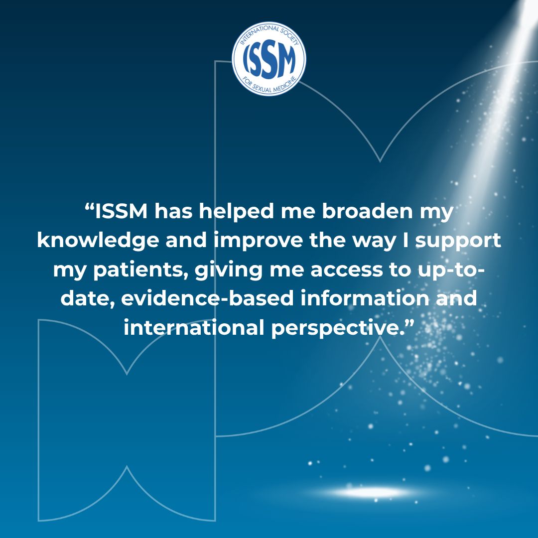 ISSM_INFO's tweet photo. This month we’re proud to feature Angelika Urbanek in our
ISSM Member Spotlight!

She shared that "ISSM has helped me broaden my knowledge and improve the way I support my patients, giving me access to up-to-date, evidence-based information and international perspective." https://t.co/imjra68Mon