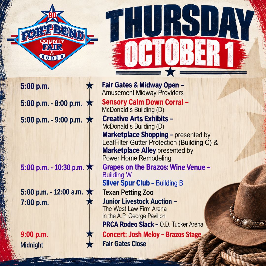 fbcfair's tweet photo. Raise those paddles! Jr Livestock Auction begins at 7pm. Josh Meloy takes the stage at 9pm. #fbcfair90 #fbcf #fortbendcountyfair #fairtime #fairdays #PromotingFamilyYouthAgriculture #fairszn🎡 https://t.co/sddM06d0pD