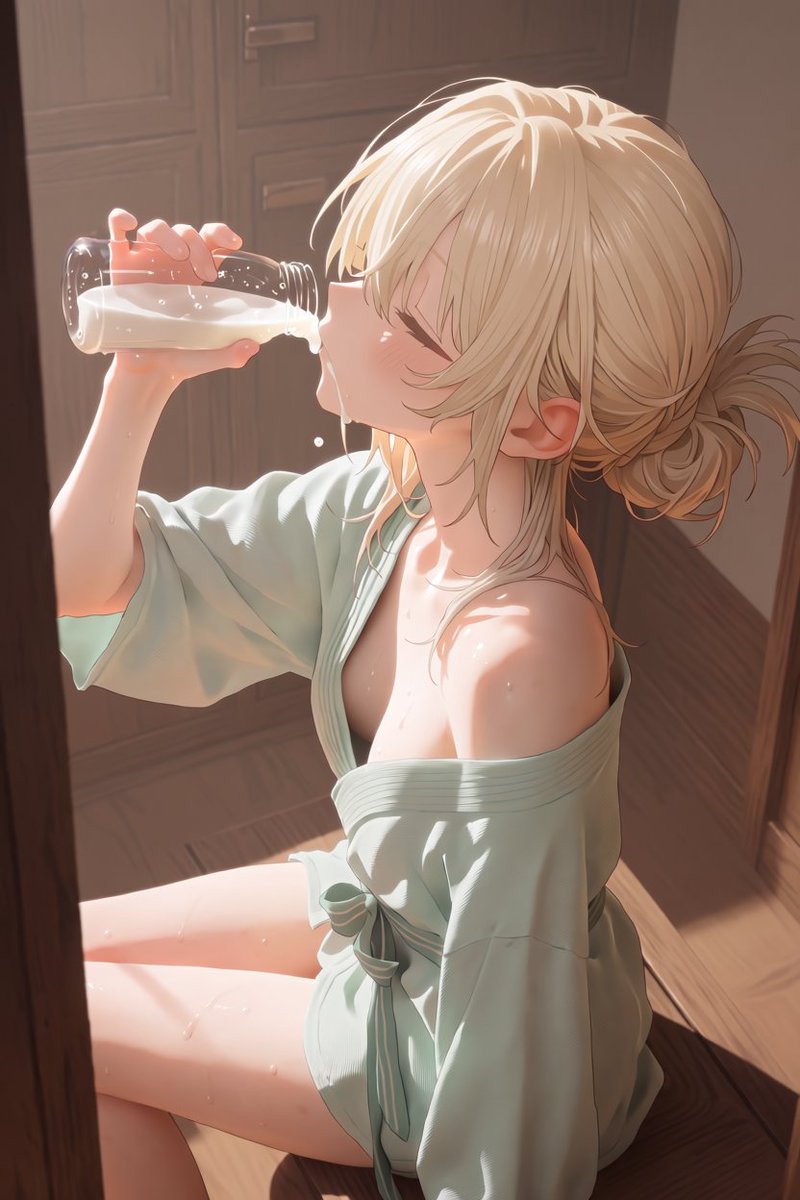 5ron5r's tweet photo. 銭湯のあとは牛乳だよね。
＃ござる #AIart️️️️️️️️️️️️️️️️️️️️️️️️️️️️️️️️️️️️️️️️️️️️️️️️️️️ https://t.co/H4Vc2JMMSp