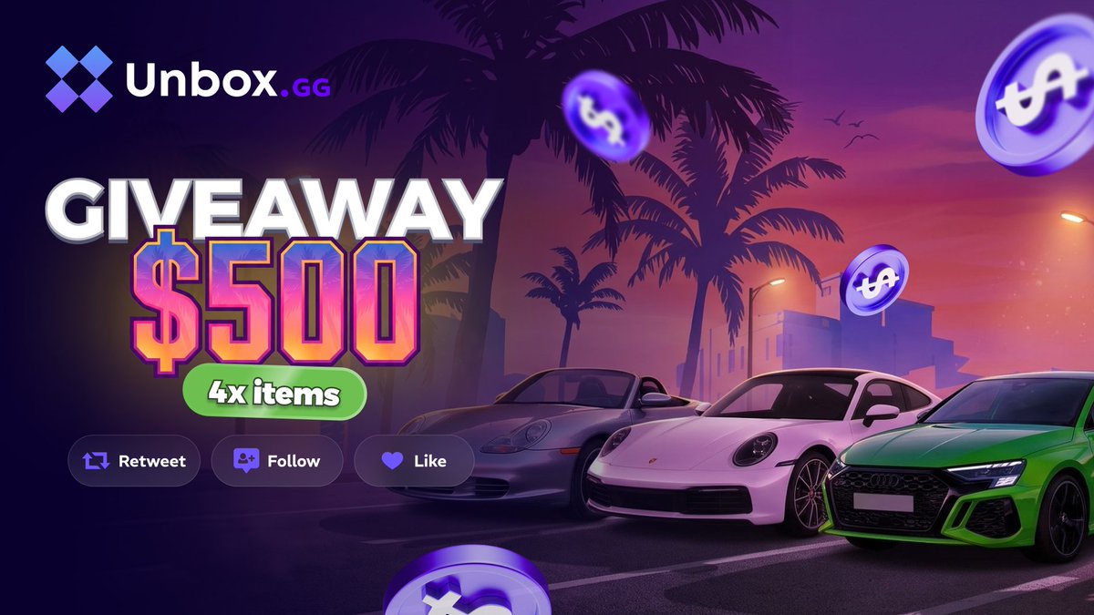 UnboxMain's tweet photo. 🎁$500 GIVEAWAY!

🔥We’re giving away $125 in Unbox balance to 4 winners!

✅To enter:
1️⃣Follow + Retweet + Like
2️⃣Comment your https://t.co/QVHjDmOBdh ID

🗓️Winners will be picked LIVE on Kick on October 30th
📺https://t.co/gRJ0oxYiVn
💵Good Luck!

#GiveawayContest #Giveaway https://t.co/VsI53mK10k