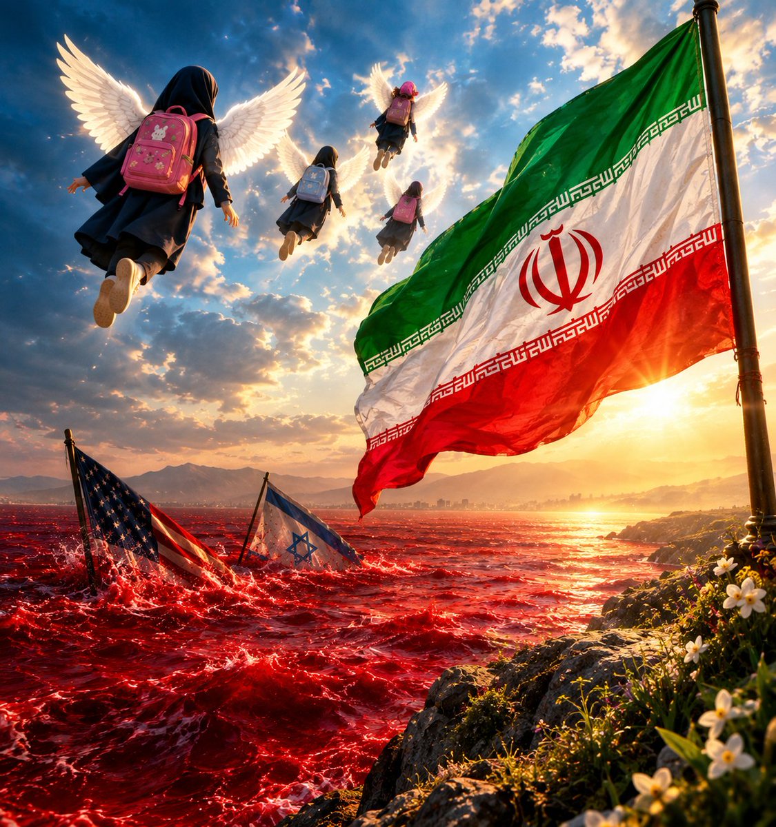 emv1368's tweet photo. @serat_news فاجعه مدرسه شجره میناب:
خطای اطلاعاتی
تشخیص نادرست
اعتقادکثیف صهیونیسم به ریختن خون کودکان برای هدف بزرگتر...

اما به نظرم این جنایت،تکنیک"دودرسانه‌"دشمن بود برای کم‌رنگ‌کردن خبرشهادت امام خامنه ای

غافل ازآنکه خون شهدای میناب؛ به اقیانوس خون قائد شهیدمان پیوست وآن رامواج تر کرد! https://t.co/27dKfX6QvO