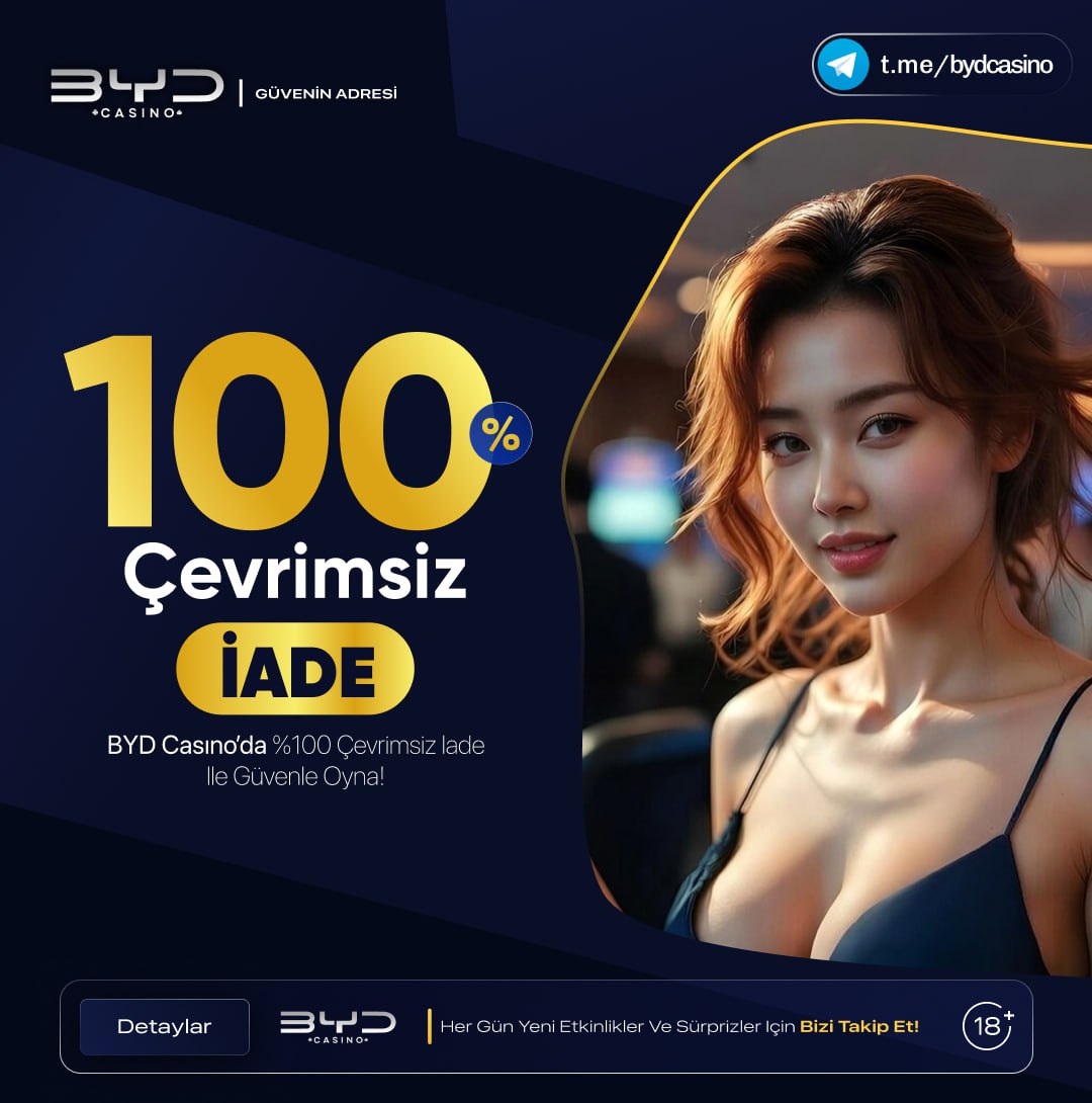 bydgundem's tweet photo. İLK YATIRIMA ÖZEL %100 ÇEVRİMSİZ İADE ! ⚡️

💸 BYD Casino’da kaybın seni üzmesin!
🎰 İlk yatırımında %100 çevrimsiz iade seni bekliyor!
💰 Minimum 100₺ kaybına anında iade!
🫢 Spor ve Slot alanlarında geçerlidir!
https://t.co/oVebxO5mie https://t.co/ANMHUPbZ6p