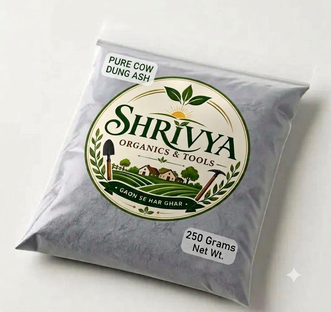ShrivyaOrgtools's tweet photo. Give your plants the best natural care with 
Shrivya Pure Cow Dung Ash (250g)! 🌱✨

✅ 100% Organic &amp; Chemical-Free
✅ Boosts soil health &amp; protects from pests
✅ "Gaon Se Har Ghar" 🏡
📦 DM to order yours today!
🚚 Pan-India delivery available.

#OrganicGardening  #HomeGarden https://t.co/wvt2918UhS