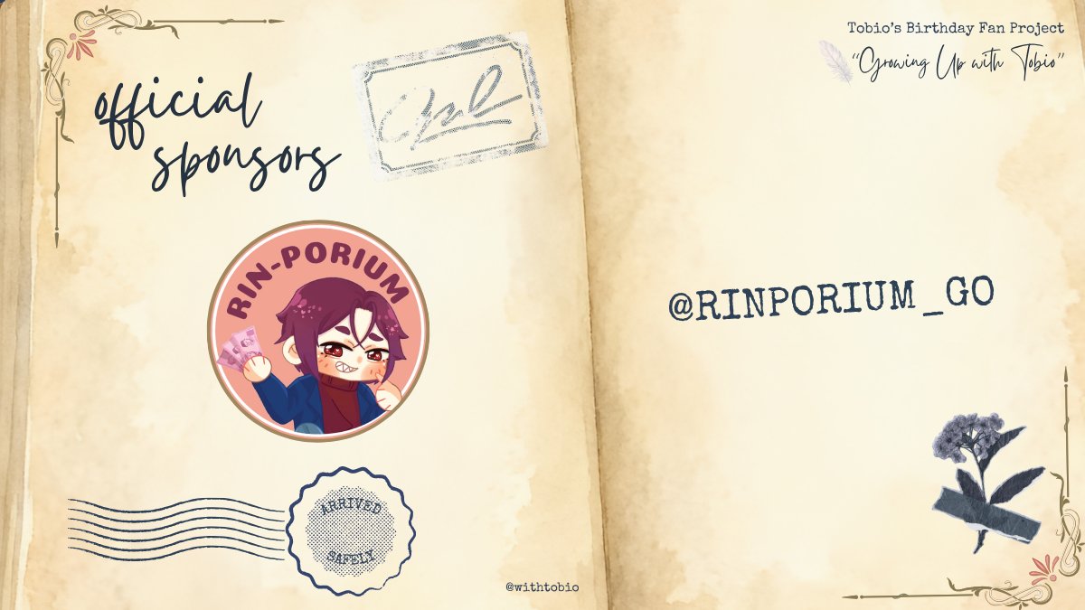 withtobio's tweet photo. Spotlighting our next official sponsor @RINPORIUM_GO ๐
We are so grateful for their generosity and for providing such wonderful treats to pamper all our event participants. Tobioโs 30th celebration is so much brighter thanks to their support!
#GrowingUpWithTobio https://t.co/Fm7lZOBK4S