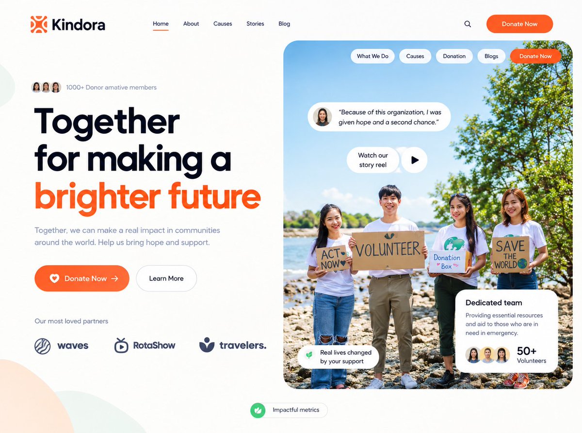 dorisc1q2's tweet photo. Non-profit website design 💛

Your mission deserves a website that builds trust, tells your story, showcases your impact, and makes it easy for people to support your cause.

Clean. Modern. Purpose-driven. 💻💛

DM me if your organization needs a website. https://t.co/96i8TDRFzt