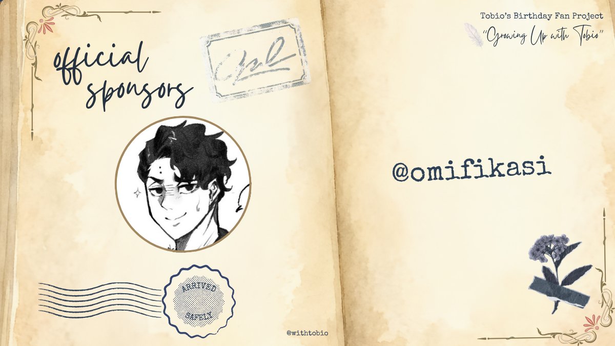 withtobio's tweet photo. We're thrilled to present our official sponsor @omifikasi ๐
Thank you so much for believing in this project and standing alongside us to honor 30 years of Kageyama Tobio.
#GrowingUpWithTobio https://t.co/DJpM6wQPX6