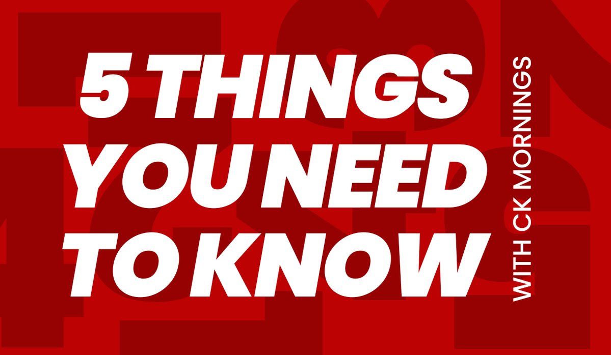 943CKSY's tweet photo. 5 Things You Need to Know for Thursday, October 1st...

1⃣Soggy couple of days
2⃣Doors Open C-K🚪
3⃣New #1 girls name in Canada for 2025
4⃣Breast Cancer Awareness Month
5⃣Fire Prevention Month

https://t.co/4kTYPBGKgJ #ckont #CKMORNINGS https://t.co/3EwaU4e3VG