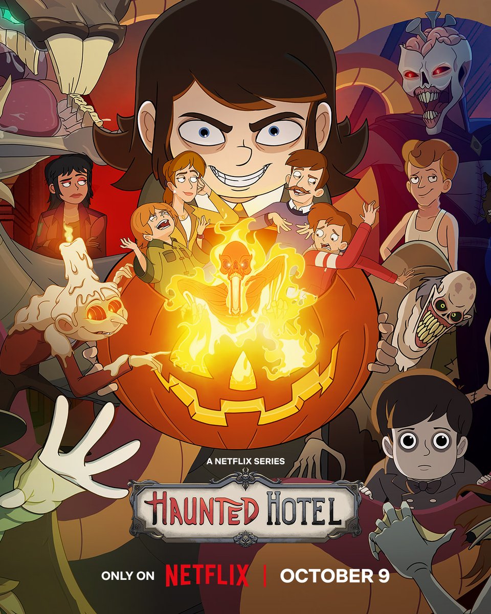 netflix's tweet photo. It's officially HAUNTED HOTEL season. 

Season 2 premieres October 9! https://t.co/nFNRxOJHYF