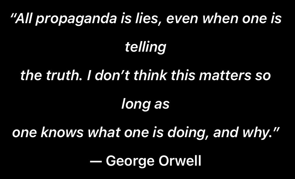 cruelwrd's tweet photo. sotr beginning with an orwell quote makes so much sense https://t.co/G7nwVlByR3