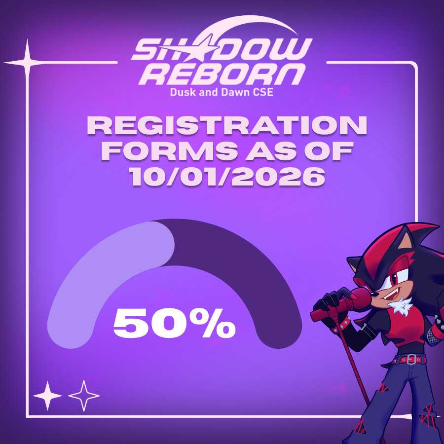 ShadowRebornCSE's tweet photo. 𝗪𝗲 𝗮𝗿𝗲 𝗼𝗳𝗳𝗶𝗰𝗶𝗮𝗹𝗹𝘆 𝟱𝟬% 𝗙𝗨𝗟𝗟! ❤️‍🔥 𝗧𝗵𝗮𝗻𝗸 𝘆𝗼𝘂 𝗳𝗼𝗿 𝘁𝗵𝗲 𝗮𝗺𝗮𝘇𝗶𝗻𝗴 𝘀𝘂𝗽𝗽𝗼𝗿𝘁! 🖤✨All Hail the Ultimate Life Form! 💥🙌
If you haven't registered yet, now's your chance! We're still open!
Register here: https://t.co/zN3Xvxn2RM
#ShadowCSE2026 https://t.co/YzL92U0F3i
