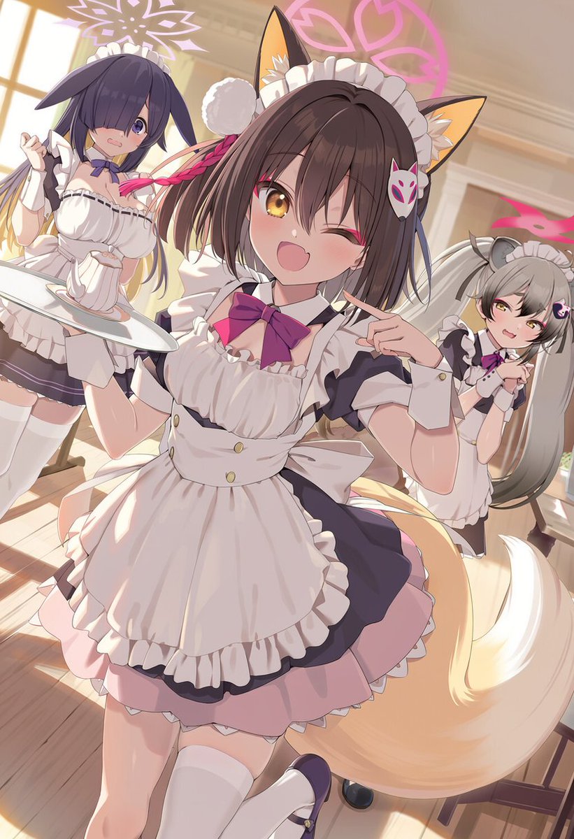 sarah_ai_illu's tweet photo. メイドな忍術研究部 https://t.co/eHs6qyHhi8