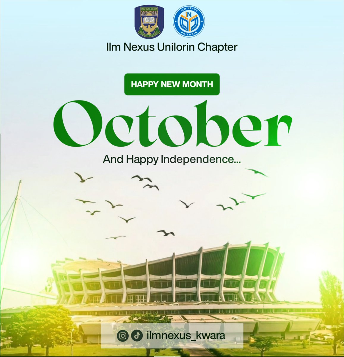 ilmnexus_Kwara's tweet photo. Happy New Month &amp; Happy Independence Day!🇳🇬

Welcome to October, a new month filled with fresh opportunities, growth and beautiful possibilities.

As we celebrate Nigeria’s Independence, may we continue to hope, learn, build and contribute to a better future, one step at a time. https://t.co/4m544QDvnT