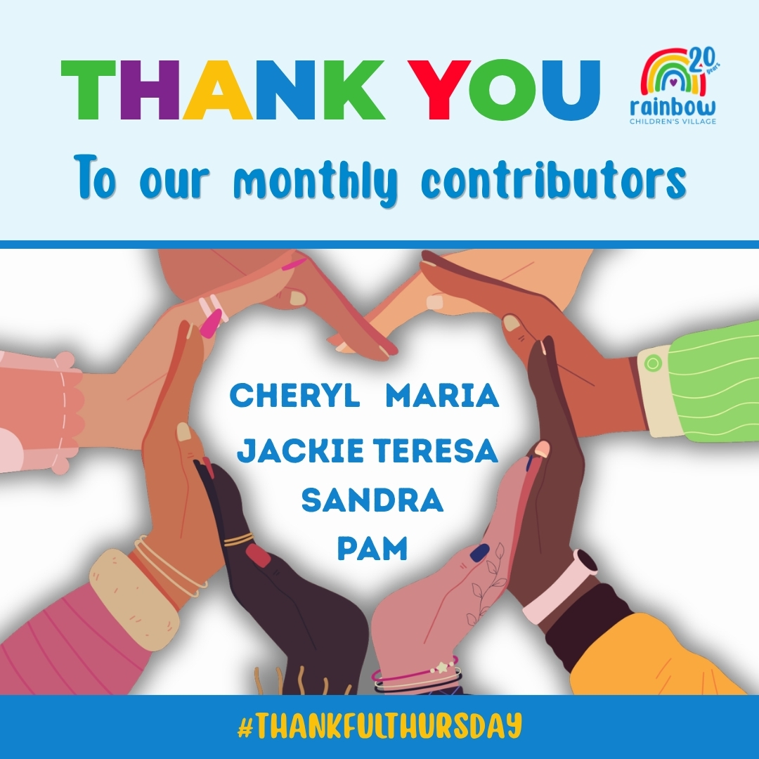 RainbowCV1's tweet photo. 💛 Every Contribution Makes a Difference 💛
A special thank you to these amazing, monthly contributors. 🙏
Join our special group of monthly donors at https://t.co/VdjFRUCeQI
#EveryContributionCounts #SupportOurChildren #ChangingLives https://t.co/9WZAy2ZIh7