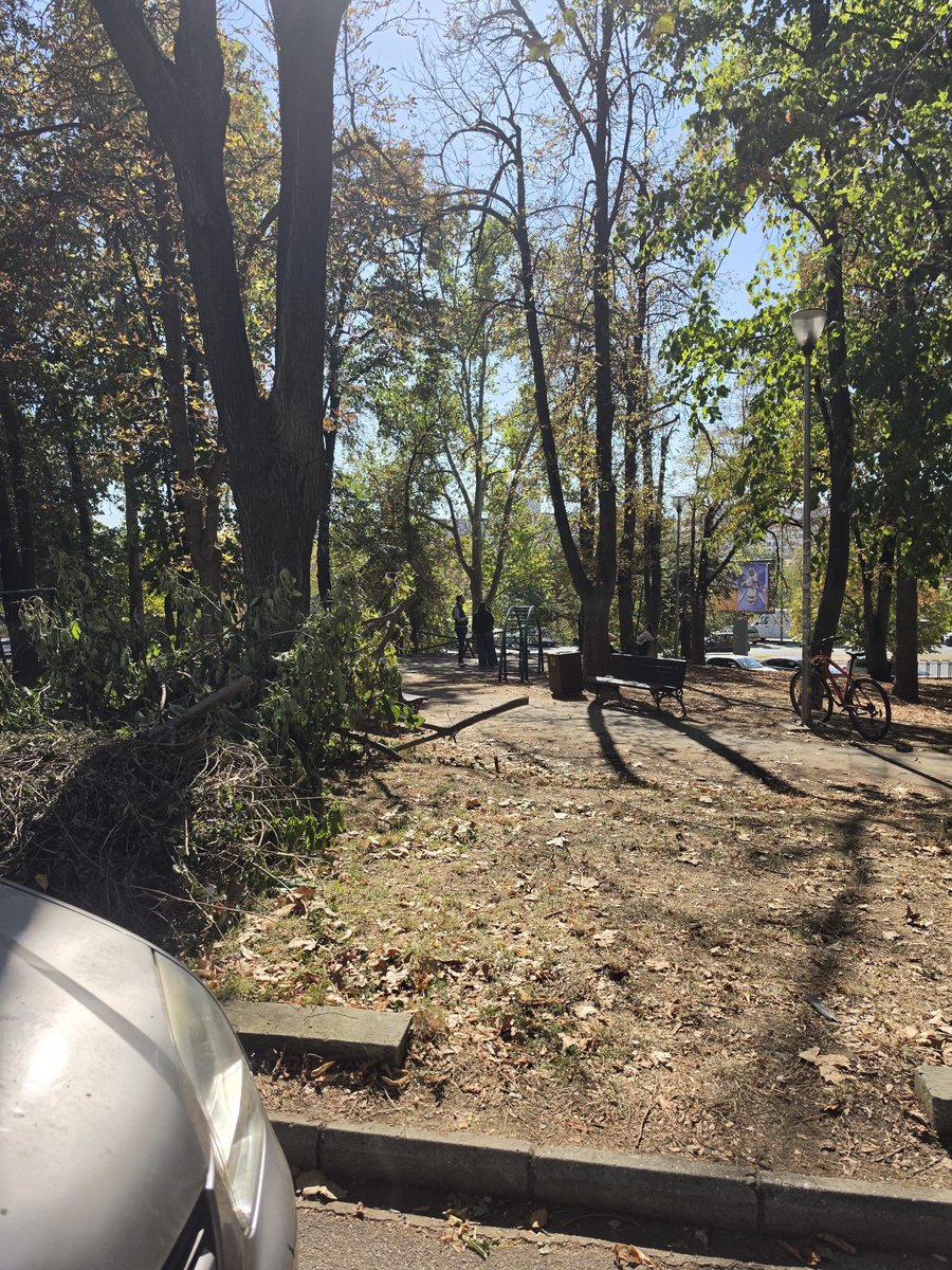 Praskozorje1's tweet photo. Крени промени праве циркус на Вождовцу, организовано доводе људе да би исти променили своје место гласања на изборима.
У шуми их организују као извиђаче и доводе, улазе у општину Вождовац са бициклом и то функционери крени-промени попут @borijan_s 
Смешни као цртани филм. https://t.co/FlZILbzbMk