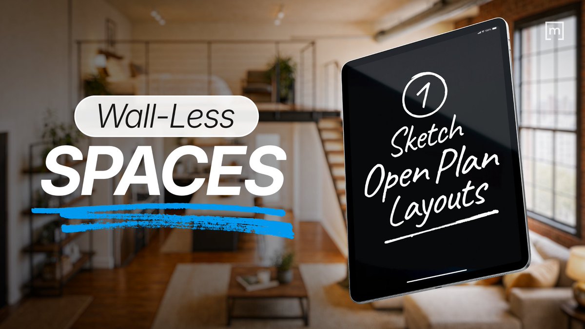 magicplan's tweet photo. Not every property has straight walls or clear room boundaries. Our short magicplan course shows restoration contractors how to sketch open, large, and irregular spaces, adjust walls and geometry, and quickly fix layouts that don’t match the site. Watch the video, link below 👇 https://t.co/58wIJwJKRO