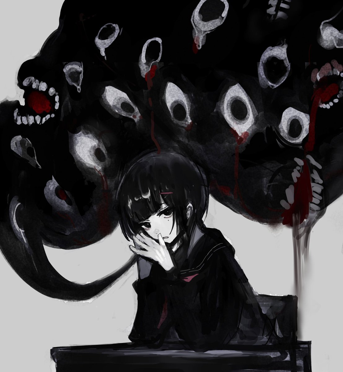 chuhaibane's tweet photo. 暗い絵 https://t.co/EtdzGzSNXe