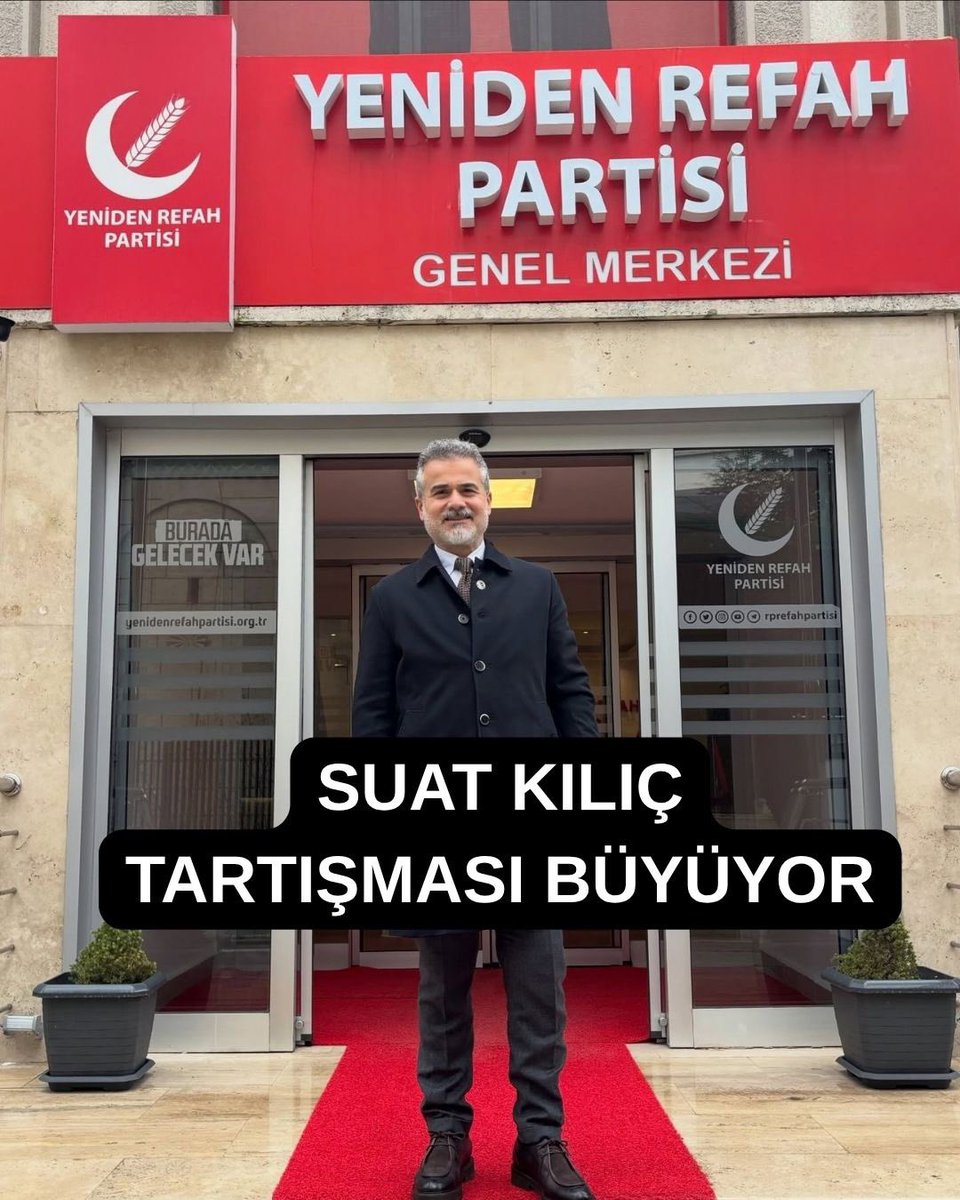 TurkiyeHazirKit's tweet photo. YRP’de SUAT KILIÇ KRİZİ BÜYÜYOR
4 evli #Konya milletvekilinin ikinci hanımından damadı #Samsun ’lu eski Bakan Suat Kılıç’a parti içinde ağır eleştiriler sürüyor.
YRP Milletvekili Doğan Bekin, Genel Başkan Yardımcılığı ve MYK üyeliğinden SUAT yüzünden istifa ettim dedi.
#deprem https://t.co/soVoJR7WK1