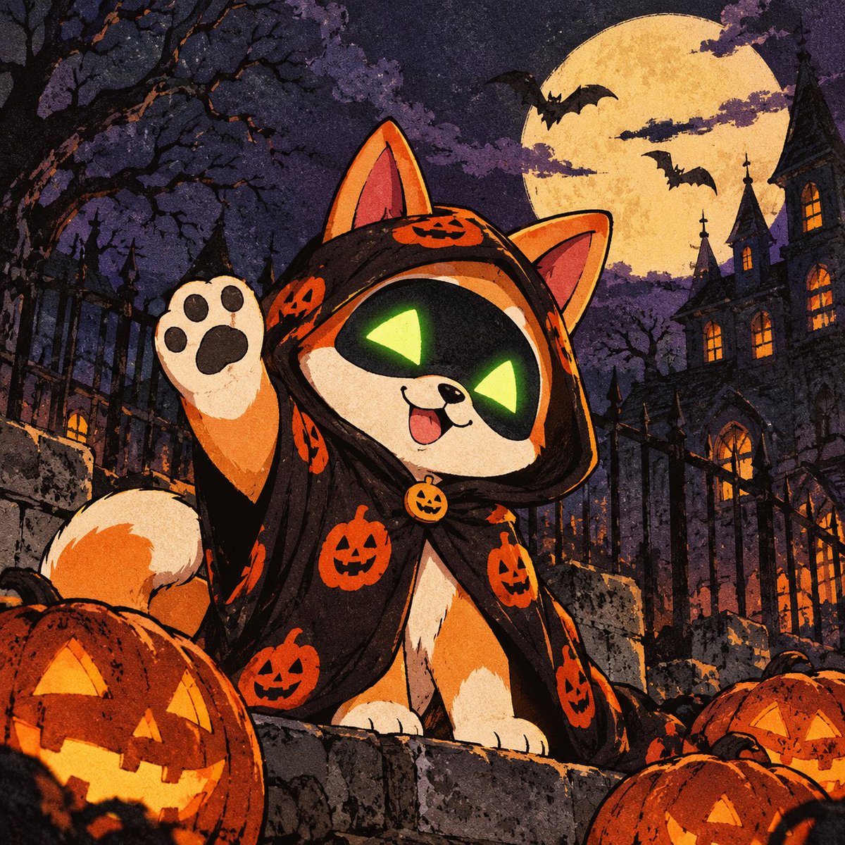 HallowInuX's tweet photo. My girl just texted me HI and all I read was Hallow Inu https://t.co/i0UXPWlLXr