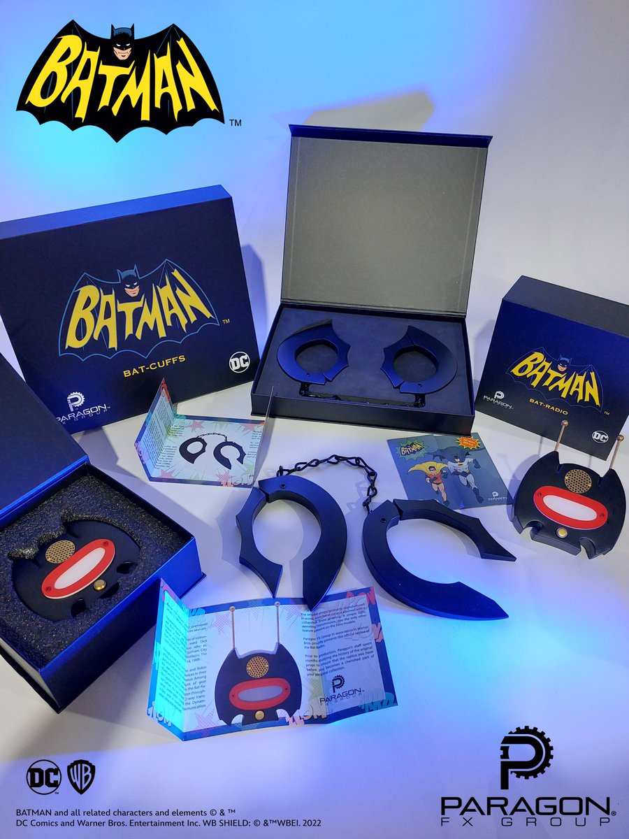 paragonfxgroup's tweet photo. 'Tis the season for lots of treats! Here's a Bat-Tastic one! Take advantage of this combo offer where you get these museum quality replicas of the 66 Bat Radio and Bat Cuffs for $75 off!
https://t.co/WCIyXUs4EK
#batman #movieprops #batgadgets #adamwestbatman #paragonfxgroup https://t.co/M9UzLG3y1o