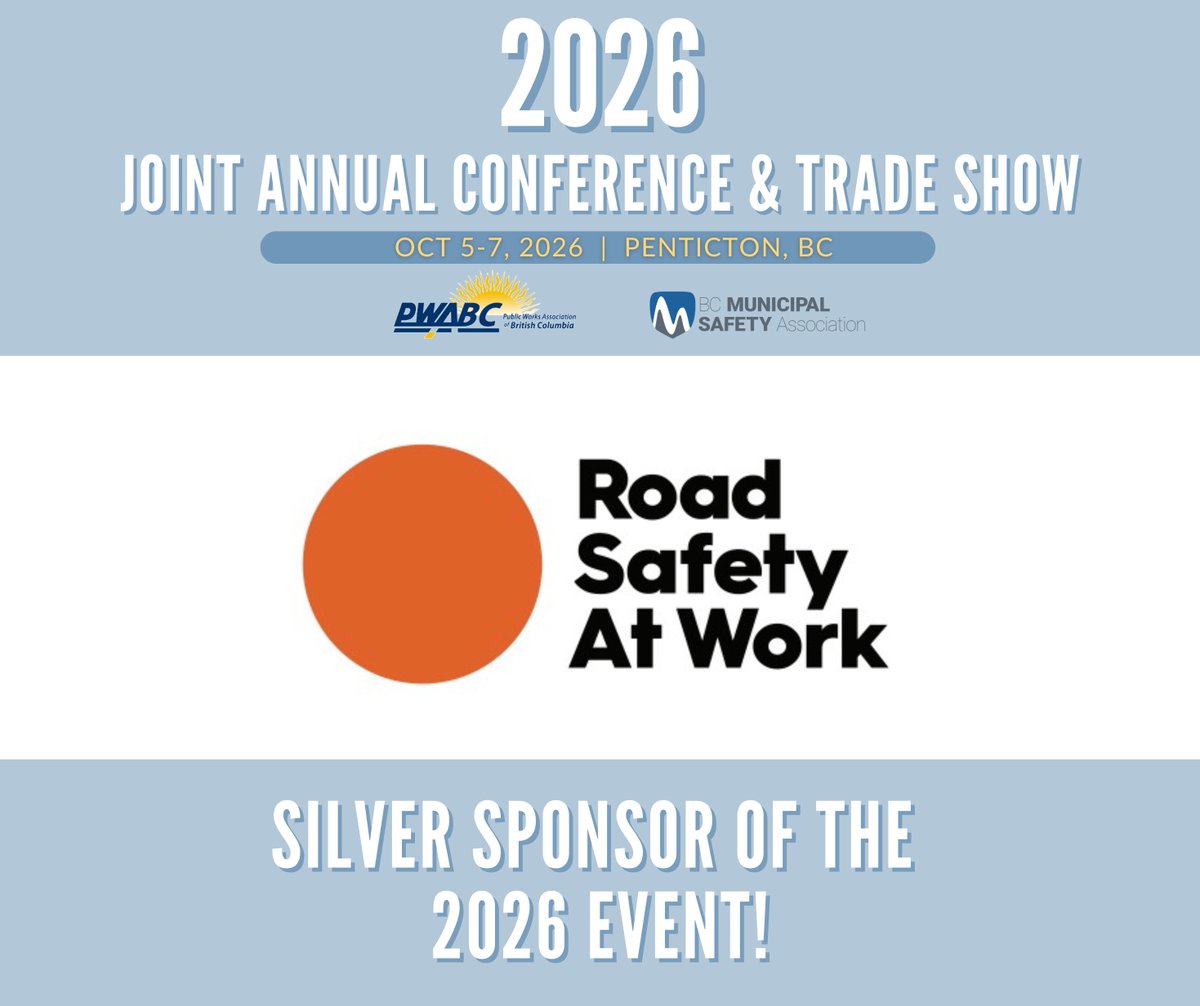 RoadSafeAtWork's tweet photo. Join us and over 100 exhibitors at the 2026 Joint Annual Conference and Trade Show! This year’s theme: “Driven by Purpose, Defined by Resilience, Elevated by Technology”. 
Come chat with us about occupational road safety! Details: https://t.co/q0TTQshGSV #JAC2026 #ProudSponsor https://t.co/qJ4uB5ZtV2