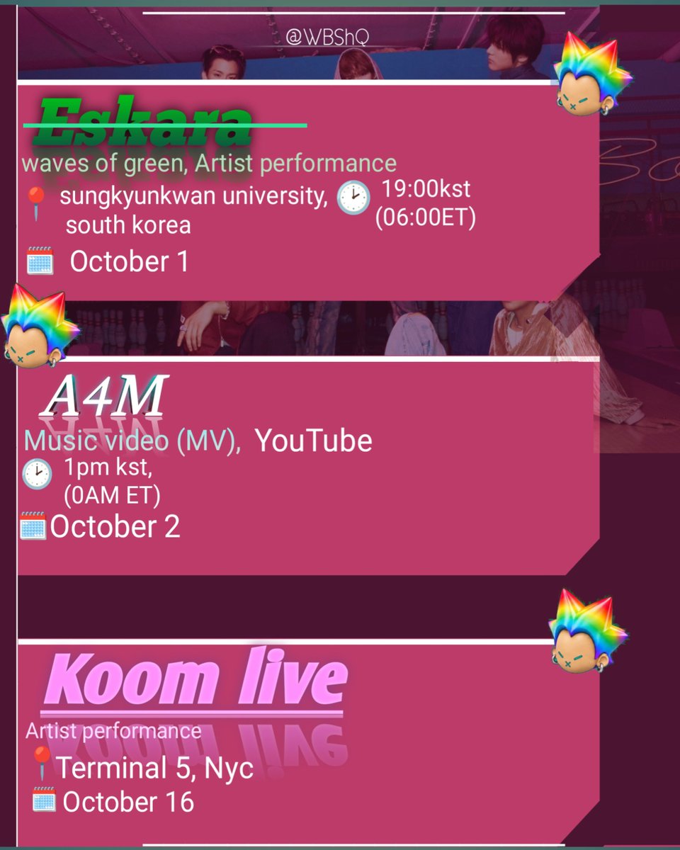 HQupdatewayf's tweet photo. ── Wayfboys comes is tomorrow. So here is the hashtag we will be using .
(#warboysxA4M #wayfboys #A4M)

⚠️ Don't use it now wait for tomorrow 

 ── Cr to @4shoWorld54 https://t.co/UVU5INC0c4