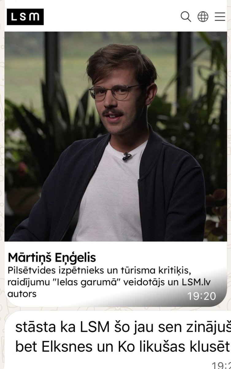 E_Stendzenieks's tweet photo. Un kā jums šis?
Ir vēl cilvēki pašā organizācijā, kam ne visai patīk LSM https://t.co/r9RveD40QJ