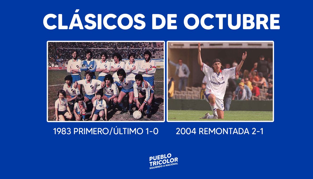PuebloTricolor's tweet photo. CLÁSICOS DE OCTUBRE 🔵⚪️🔴 
✍🏼:

https://t.co/HbKbqhGwCX a través de @PuebloTricolor https://t.co/18NnK0onxW