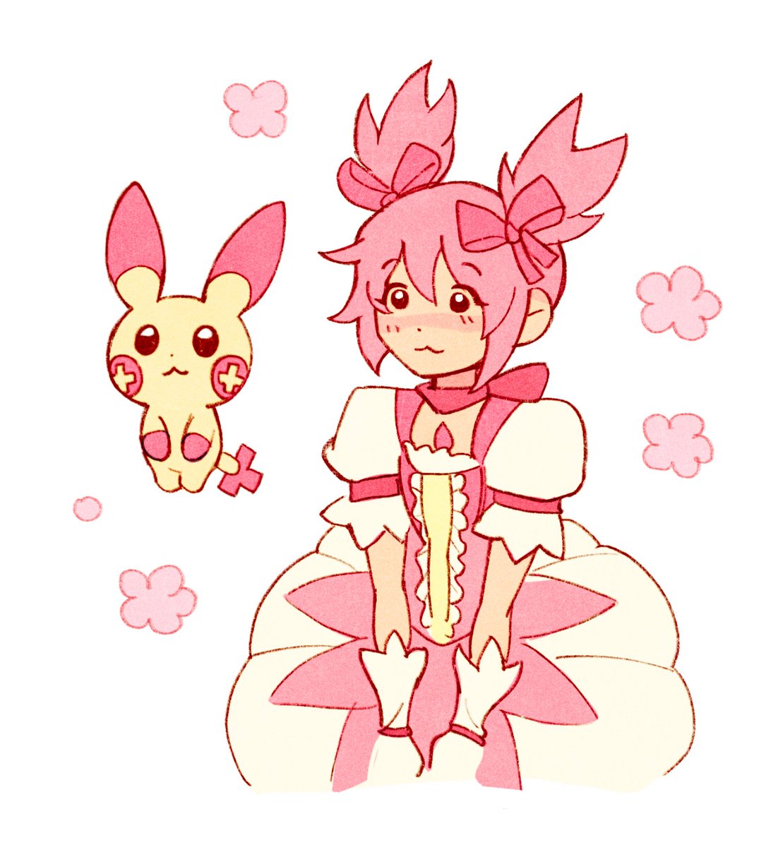 crashqueenkid_'s tweet photo. Madoka ur little ears remind me of somebody… #madokamagica #pmmm https://t.co/0rKkUM2GDP