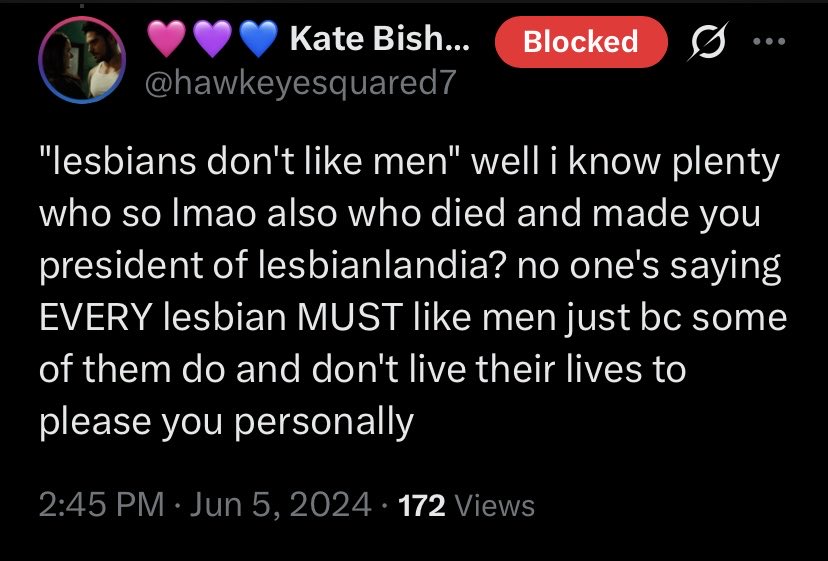 ashiikaru's tweet photo. You are the predatory queer woman in question. You literally believe lesbians can be attracted to men, fuck men for fun, make exceptions for men, and you said you find it sexy to write fictional lesbian characters having sex with men. So, of course you’re defending King Princess. https://t.co/qL855uNVGk
