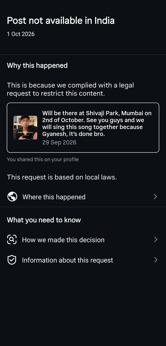 brijeshjhathe1's tweet photo. Hello @pbhushan1 ji, the video you shared few days back (parody song on gyanesh Kumar) it's been taken down. Just letting you know. Also, I made that reel. https://t.co/H4EytWf5am