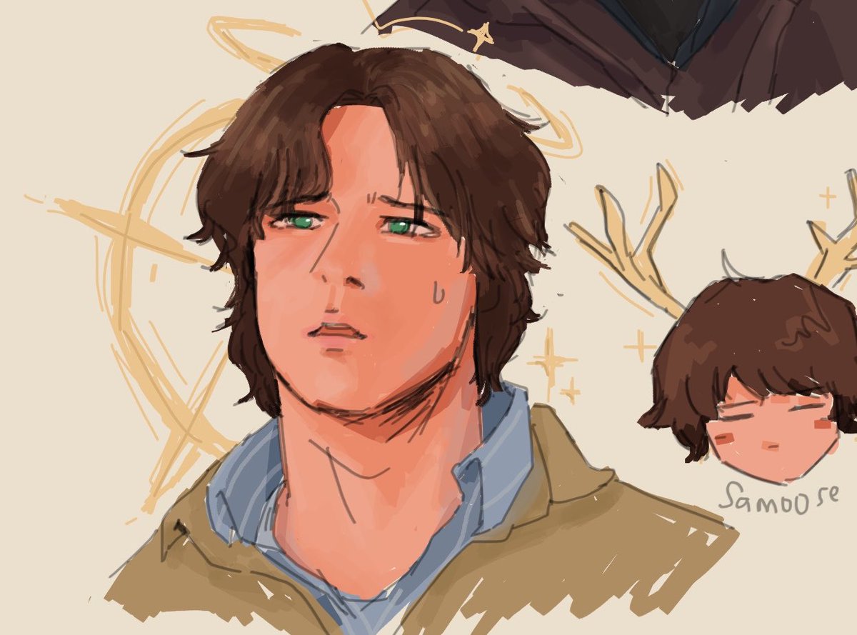 _nightskyes's tweet photo. Sam W. quick scribs because ima bout to go bald for stressing over everything https://t.co/IfooG4yEC4