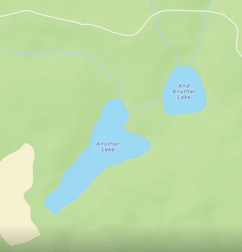 ayeejuju's tweet photo. canada has the craziest lake names 😭 https://t.co/ishTPQXBHV