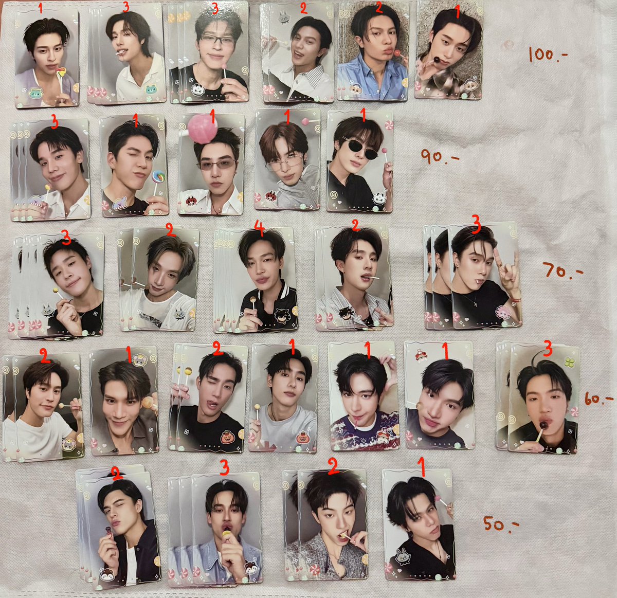 grace_cci15's tweet photo. WTS 💙เมนชั่นใต้โพสนะคะ ถ้าทันเดี๋ยวเค้าทักเดมไปค่ะ อาจจะช้าหน่อยทยอยตอบนะงับ🥹🙏🏻

🌳ค่าจัดส่งเหมา 40฿ ไม่มีนัดรับเพราะไม่ได้ไปงานแล้วค่ะ🙇🏻‍♀️

แถวแรก 100฿
แถวสอง 90฿ 
แถวสาม 70฿ 
แถวสี่ 60฿ 
แถวห้า 50฿

#งานมหกรรมนิยายนานาชาติ2026xGMMTV
#ตลาดนัดgmmtv https://t.co/56TpuESwU5