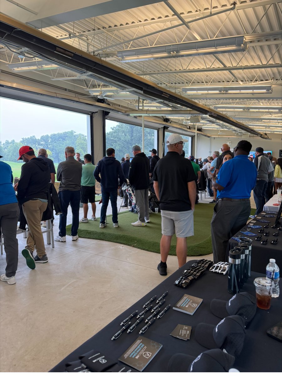 AccessOneInc's tweet photo. It was such a great event hosted by Sandler Partners yesterday at Cantigny Golf in Wheaton.  Even thought it rained all day, they had a nice backup plan in the covered driving range area.  Thank you to everyone who stopped by.

Thanks Dan and Danielle for representing the team. https://t.co/wVJnu5szrt