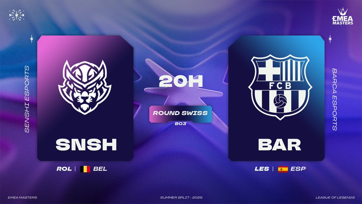 ouat_lol's tweet photo. Malheureusement pour les @SENSHIdotGG il n'y a plus le droit à l'erreur ! En cas de défaite, leur parcours en EMEA Masters sera terminé ! 

Le BO a déjà commencé, alors nous prenons le BO en cours de route ! Pour suivre cela, ça se passe sur la OUAT TV : https://t.co/oZnIN1QcFU https://t.co/2jTU5Fll9m